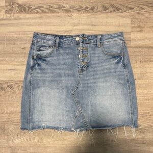 Old Navy Light Blue Denim Mini Skirt